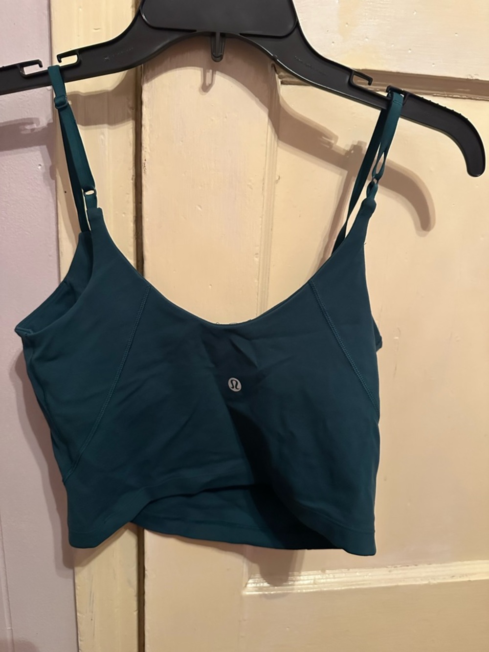 lululemon athletica Teal Crop Tank Top